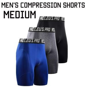Men's Spandex Compression Shorts Bundle Medium